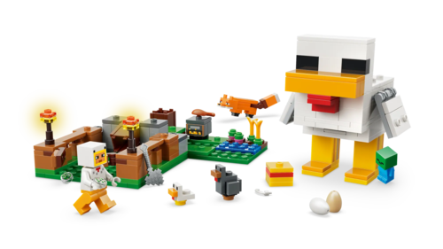 Klocki LEGO MINECRAFT Farma kurczaków 4