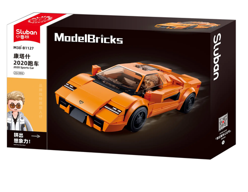 Klocki Sluban auto sportowe 264el 6