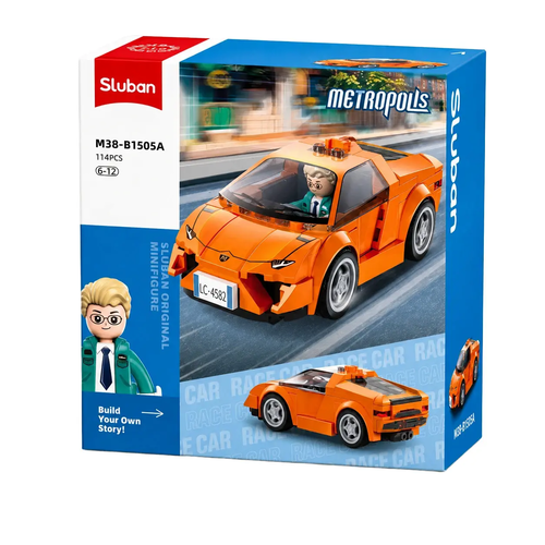 Klocki Sluban auto sportowe Metropolis 114el 6