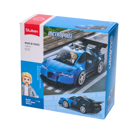 Klocki Sluban auto sportowe Metropolis 120el 7