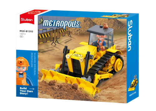 Klocki Sluban spychacz Metropolis 126el 7