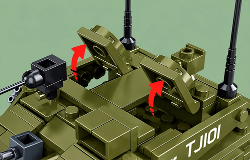 Klocki Sluban czołg ZTZ-99AS Army 183el 4