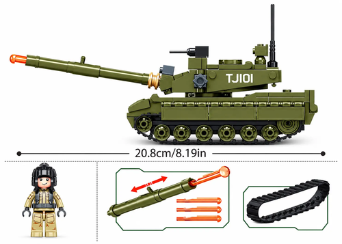 Klocki Sluban czołg ZTZ-99AS Army 183el 5