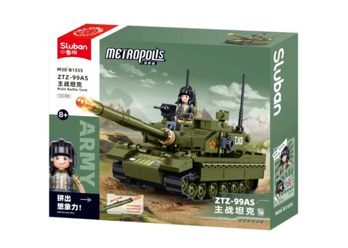 Klocki Sluban czołg ZTZ-99AS Army 183el 6