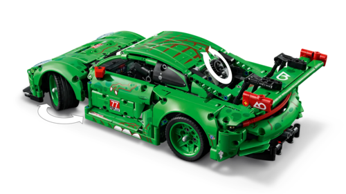Klocki LEGO TECHNIC Samochód Porsche 911 GT3 REXO AO Racing 6