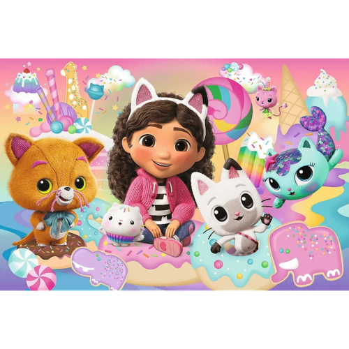 Puzzle 24 MAXI Koci świat Gabby 3