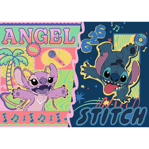 Puzzle Glitter 100 Lilo & Stitch Hawajski Blask 2