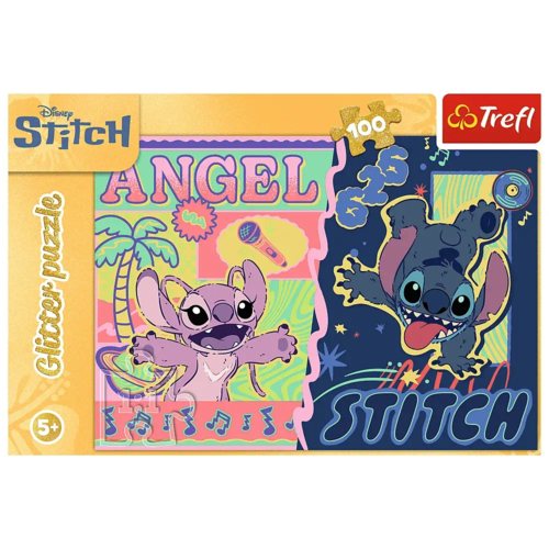 Puzzle Glitter 100 Lilo & Stitch Hawajski Blask 3