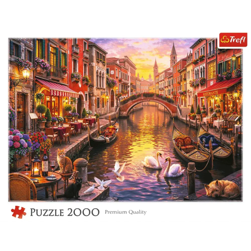 Puzzle 2000 Romantyczna Wenecja 3