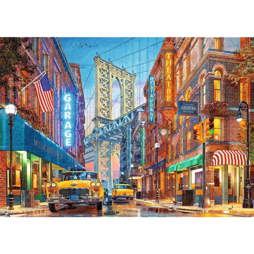Puzzle 500 Widok na Manhattan Bridge Premium Plus Quality 3