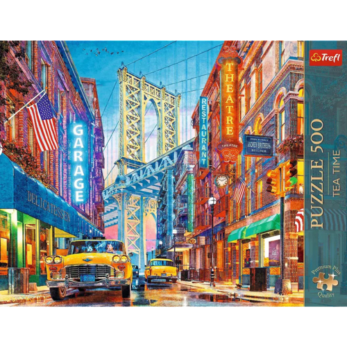 Puzzle 500 Widok na Manhattan Bridge Premium Plus Quality 5