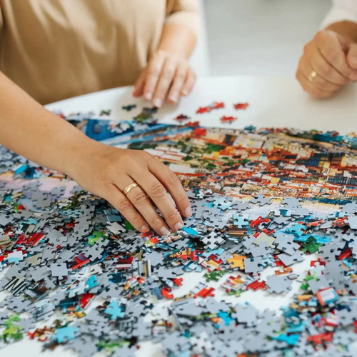 Puzzle 500 Widok na Manhattan Bridge Premium Plus Quality 4