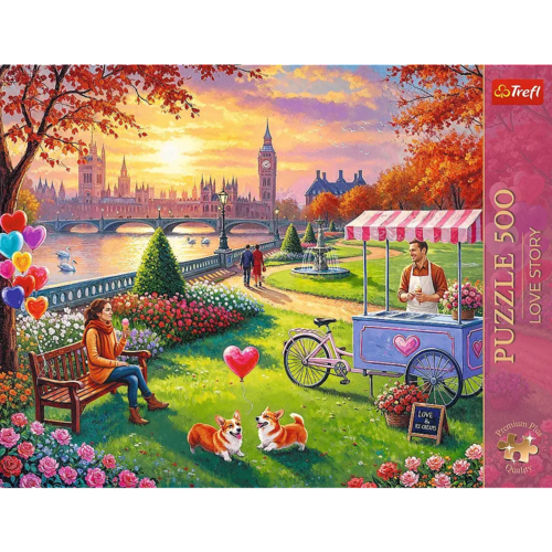 Puzzle 500 Romantyczny Londyn Premium Plus Quality 3