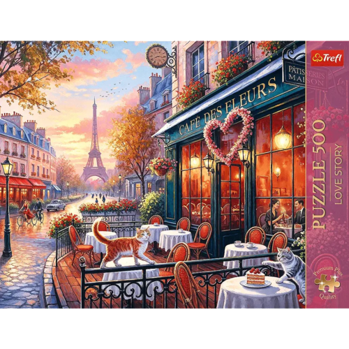 Puzzle 500 Miłość w Paryżu Premium Plus Quality 3