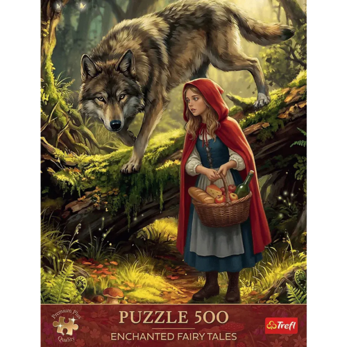 Puzzle 500 Czerwony Kapturek i Wilk Premium Plus Quality 3