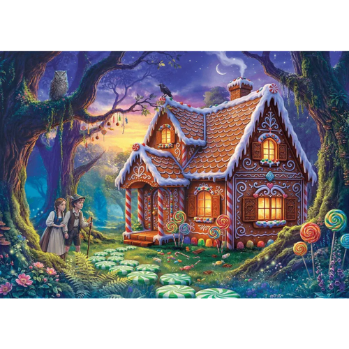 Puzzle 500 Jaś i Małgosia Premium Plus Quality 2