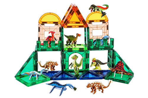 Akademia Małego Inżyniera klocki magnetyczne Park Dinozaurów 39el 3