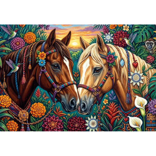 Puzzle 400 Kwiecisty galop 2