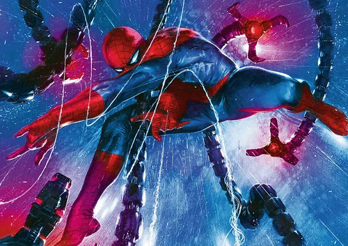 Puzzle 1000 Spider-Man Sieć Przygód Premium Plus Quality 2