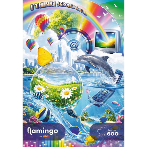 Puzzle 600 Internetowy chaos 3
