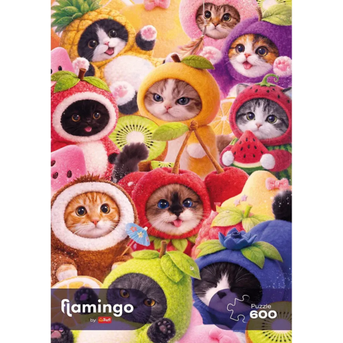 Puzzle 600 Owocowe kotki 3