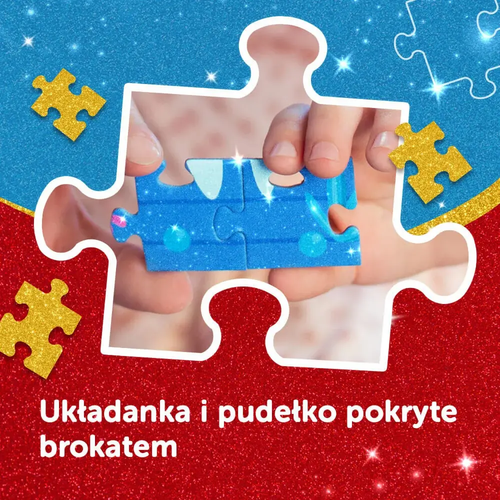 Puzzle Glitter 100 Koci domek Gabby Brokatowa Gabby 6