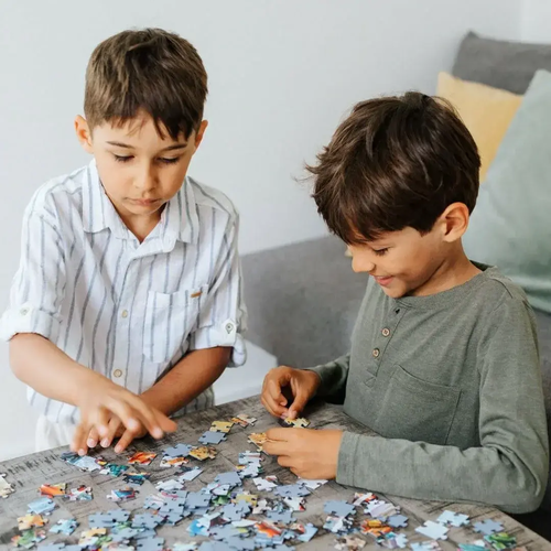 Puzzle Glitter 100 Koci domek Gabby Brokatowa Gabby 2