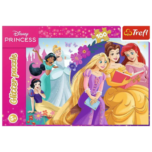 Puzzle Glitter Księżniczki Disney`a Blask magii i przyjaźni 4