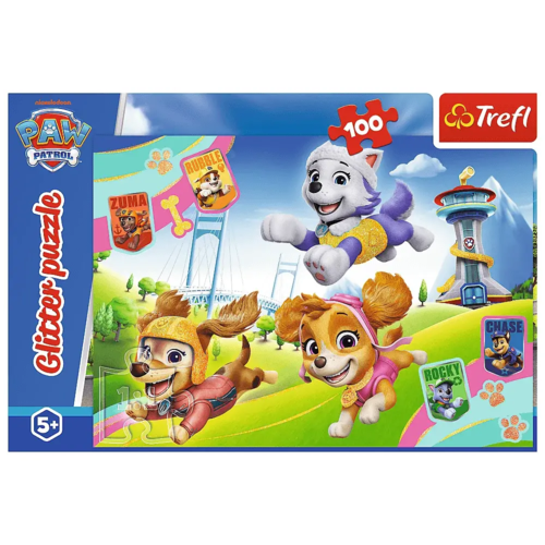 Puzzle Glitter Psi Patrol Błyszczące Psiaki 5