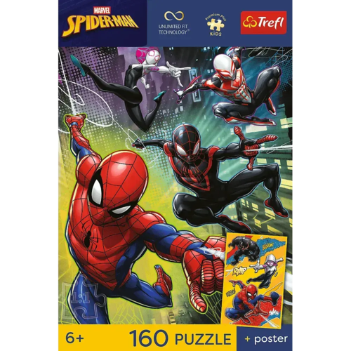 Puzzle 160 Spider Man Pajęcze Sprawy 5