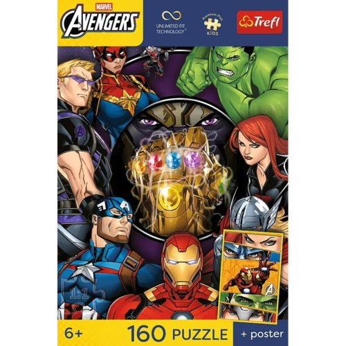 Puzzle 160 Avengers Bohater Dnia 5
