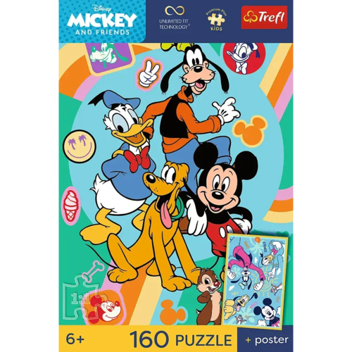 Puzzle 160 Myszka Mickey Mysia Godzina 4