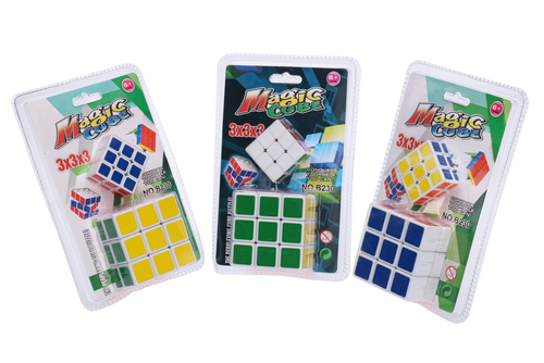 Układanka logiczna MAGICZNA KOSTKA 2w1 6
