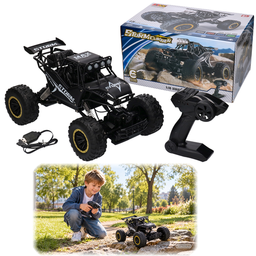 Auto zdalnie sterowane na radio RC buggy kolorowe światła 2