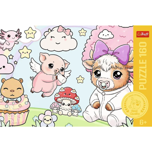 Puzzle 160 Zwierzaki Maluchy 3
