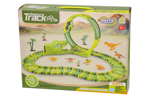 Tor wyścigowy Park Dinozaurów + auto 121el 11