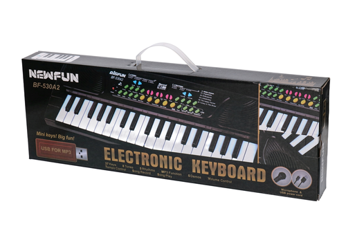 Organki elektroniczne,  pianinko keyboard, mikrofon 5