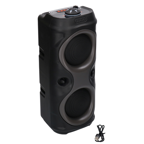 Bezprzewodowy głośnik BLUETOOTH duży, radio, światło 4