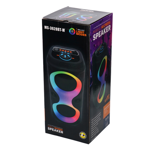 Bezprzewodowy głośnik BLUETOOTH duży, radio, światło 6