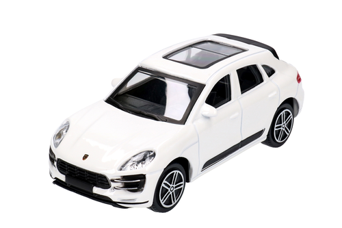 TIR laweta SCANIA 770S + Porsche Macan Burago model metalowy 1:43 5