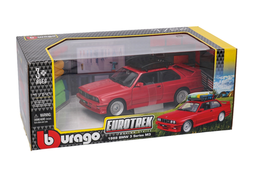 Auto BMW 3 series M3 1988 model metalowy BURAGO 1:24 6