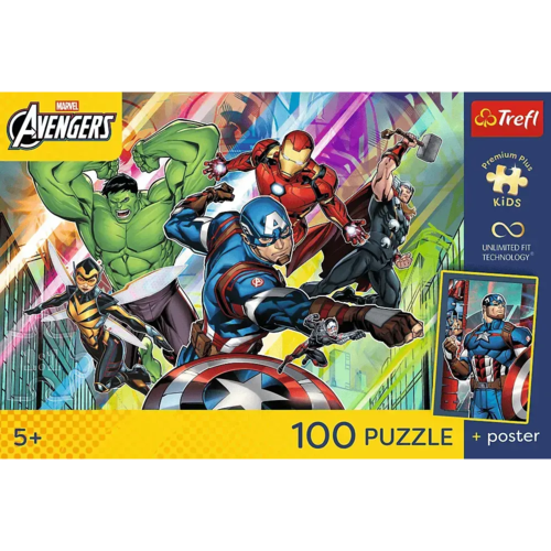 Puzzle 100 Avengers Potęga i moc 5