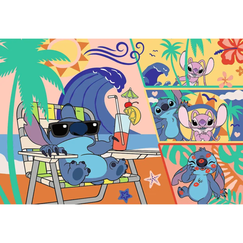 Puzzle 100 Lilo&Stitch Plażowe dni 3