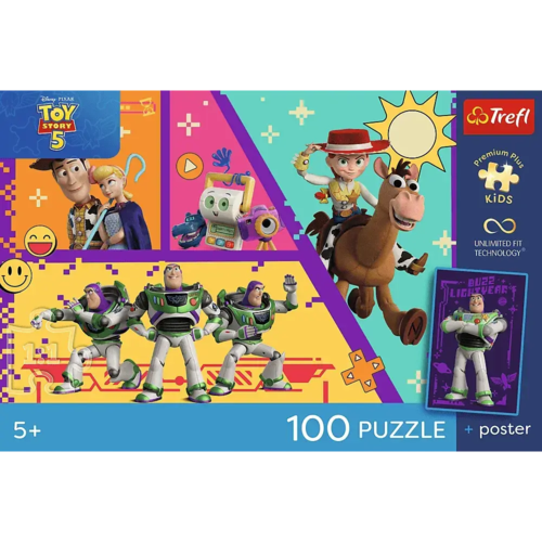 Puzzle 100 Toy Story Zabawki w akcji 6