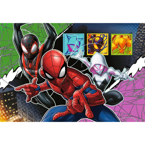 Puzzle 100 Spiderman Bohaterski Pająk 3
