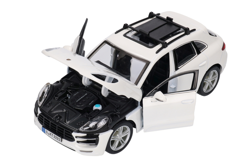 Auto PORSCHE MACAN model metalowy BURAGO 1:24 EUROTREK 3