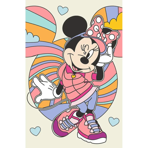 Puzzle 100 Disney Minnie Różowa przygoda 4