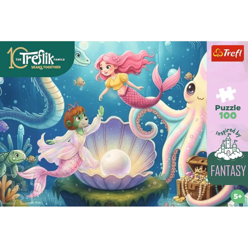 Puzzle 100 Rodzina Treflików W krainie syrenek 4