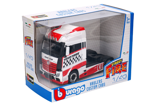 Auto TIR MERCEDES TOYO TIRES ciągnik siodłowy model metalowy 1:43 6