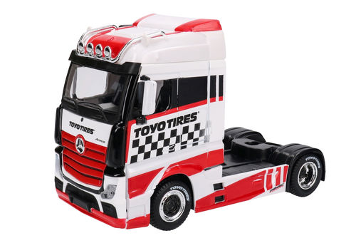 Auto TIR MERCEDES TOYO TIRES ciągnik siodłowy model metalowy 1:43 4